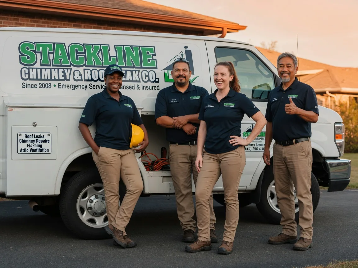 Chimney flashing repair company in Prague, OK